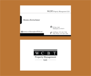 Business Card Design by Axaviy Design for WCBT Property Management LLC | Design: #7315349