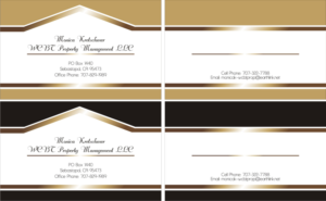 Business Card Design by AntonAtanasov for WCBT Property Management LLC | Design: #7134472