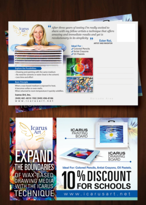 Design de Carte Postale par uk pour Icarus Art, Inc. | Design #7181071