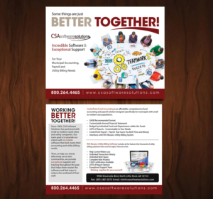 Postkarten-Design von uk für CSA Software Solutions | Design: #7160733