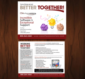 Postkarten-Design von uk für CSA Software Solutions | Design: #7175985