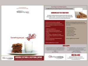 Like Donuts and Coffee Some Things are Just Better Together Fold Over Postcard | Design de Carte Postale par ordelya.nicole