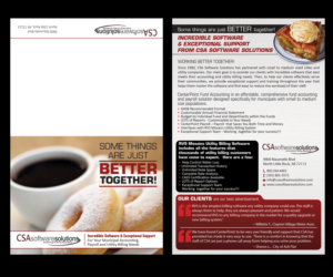 Like Donuts and Coffee Some Things are Just Better Together Fold Over Postcard | Design de Carte Postale par Mon01