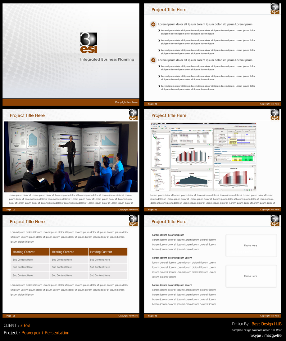 Design de PowerPoint par Best Design Hub pour 3 ES Innovation Inc. | Design #1828712