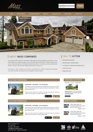 Web Design by webxvision for AuctionServices.com, Inc. | Design: #7147799