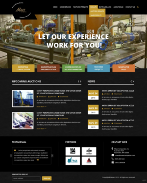 Web Design by pb for AuctionServices.com, Inc. | Design #7134003