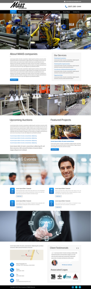 Web Design by Sbss for AuctionServices.com, Inc. | Design: #7161296