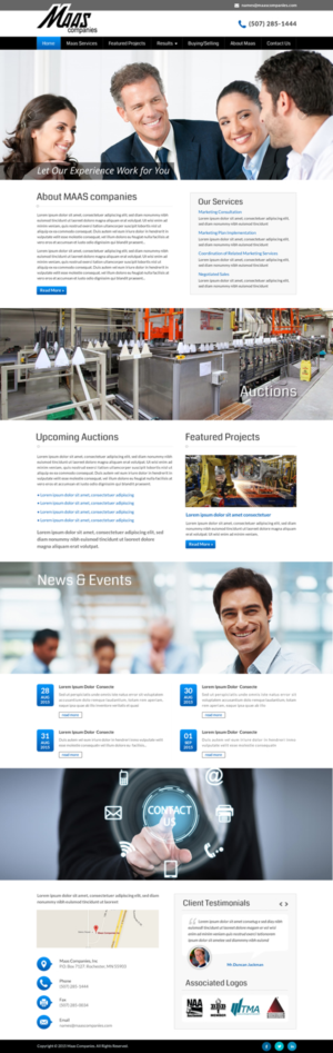 Web Design by Sbss for AuctionServices.com, Inc. | Design: #7167847