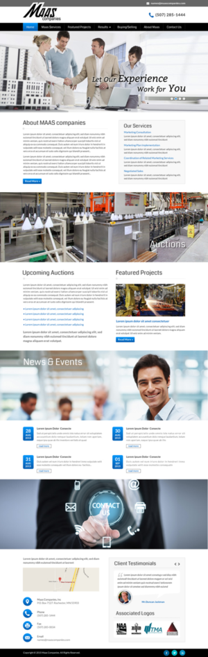 Web Design by Sbss for AuctionServices.com, Inc. | Design: #7167848
