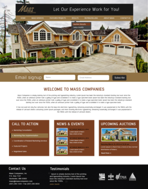 Web Design by Refreshideaz for AuctionServices.com, Inc. | Design: #7167342