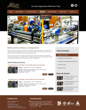 Web Design by Refreshideaz for AuctionServices.com, Inc. | Design: #7167770