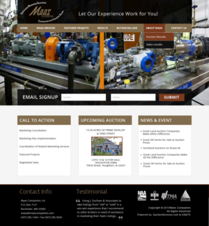 Web Design by Creative X Designs for AuctionServices.com, Inc. | Design: #7163772