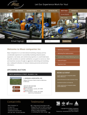 Web Design by Creative X Designs for AuctionServices.com, Inc. | Design: #7164283