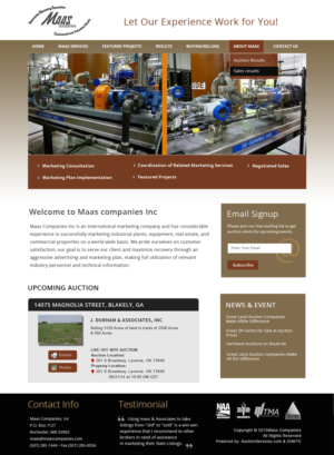 Web Design by Creative X Designs for AuctionServices.com, Inc. | Design: #7164669
