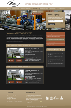 Web Design by Creative X Designs for AuctionServices.com, Inc. | Design: #7175077