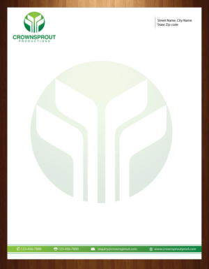 Letterhead Design by harmi_199 for Crownsprout Productions | Design: #7166495