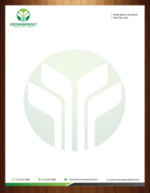 Letterhead Design by harmi_199 for Crownsprout Productions | Design: #7166498