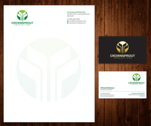 Letterhead Design by Shahin Hossen for Crownsprout Productions | Design: #7187118
