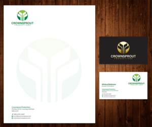Letterhead Design by Shahin Hossen for Crownsprout Productions | Design #7187217