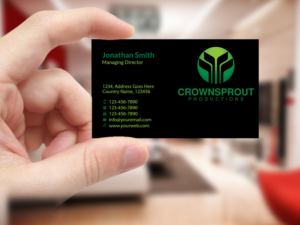 Letterhead Design by Creations Box 2015 for Crownsprout Productions | Design: #7163675