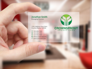Letterhead Design by Creations Box 2015 for Crownsprout Productions | Design: #7163676