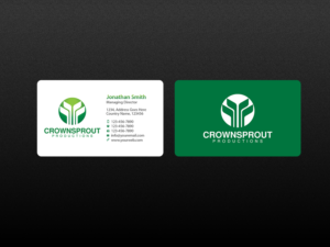 Letterhead Design by Creations Box 2015 for Crownsprout Productions | Design: #7163677