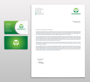 Letterhead Design by chandrayaan.creative for Crownsprout Productions | Design: #7195548