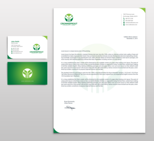 Letterhead Design by chandrayaan.creative for Crownsprout Productions | Design: #7195570