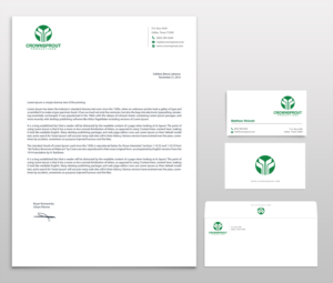 Letterhead Design by chandrayaan.creative for Crownsprout Productions | Design: #7244656