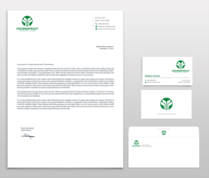 Letterhead Design by chandrayaan.creative for Crownsprout Productions | Design: #7255112