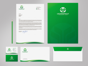 Letterhead Design by logodentity for Crownsprout Productions | Design: #7153636
