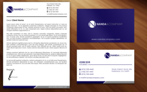 Logo Design by H4R5Z for Nanda & Company | Design: #7167050