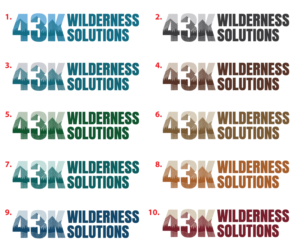 Logo Design by km for 43K Wilderness Solutions | Design: #7213574