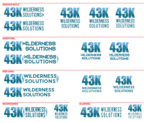 Logo Design by km for 43K Wilderness Solutions | Design: #7249209