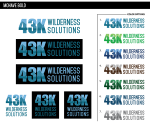 Logo Design by km for 43K Wilderness Solutions | Design: #7262063