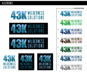 Logo Design by km for 43K Wilderness Solutions | Design: #7262065