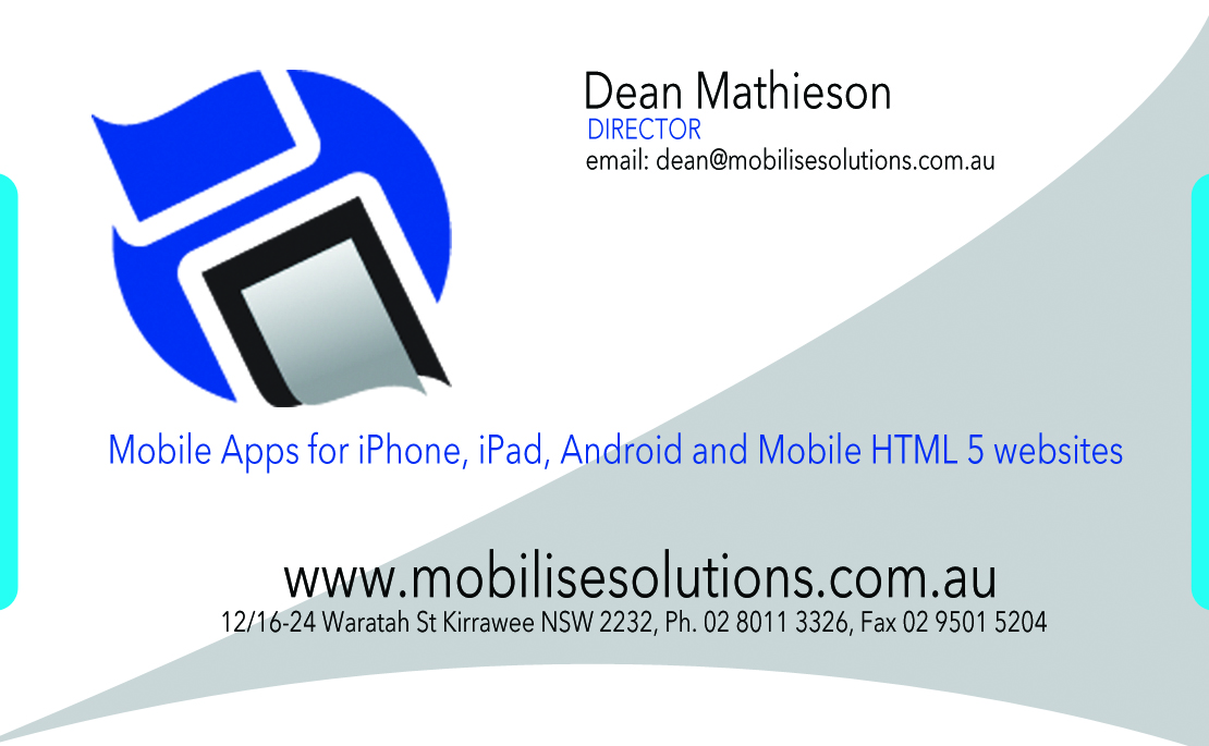 Design de Carte de Visite par handxtended2u pour Mobilise Solutions | Design #1825665