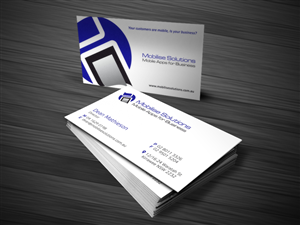 Design de Carte de Visite par Atvento Graphics pour Mobilise Solutions | Design : #1819204