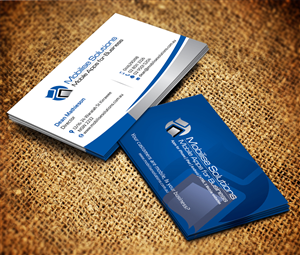 Design de Carte de Visite par Sarmishtha Chattopadhyay_loginchange pour Mobilise Solutions | Design : #1841688