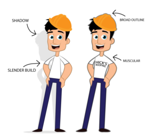 Design de Mascotte par retrosquid pour Hicks Roofing | Design : #7168460