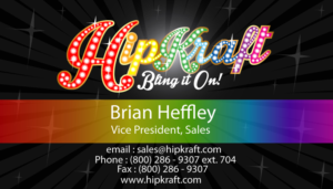 HipKraft (preferable) or HIPKRAFT - with no .com - with the ability to add a slugline underneath, which may change frequently. On HipKraft.com, you can see it currently says BLING BLING. Other sluglines may be things like 