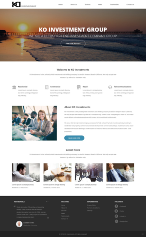 Web Design by pb for KO Design Build  | Design #7154029