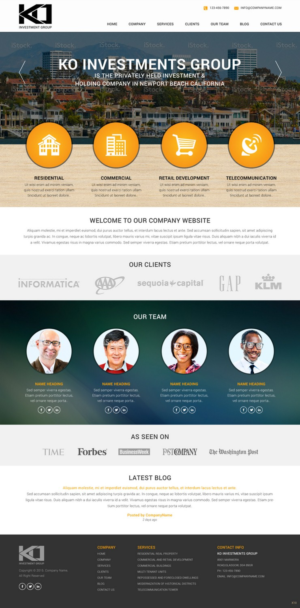 Web Design by pb for KO Design Build  | Design: #7161628