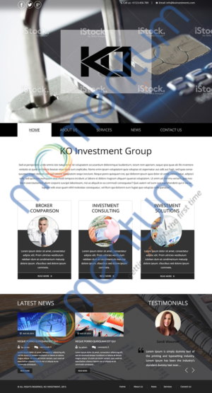 Web Design by Grewal for KO Design Build  | Design: #7167249