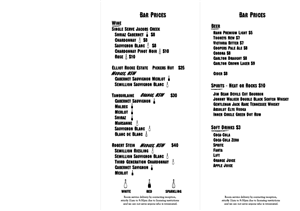 Menu Design by garylamdesign