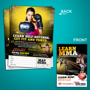 Exciting martial arts and fitness gym needs a cool flyer | Flyer Design by MDesigns ™