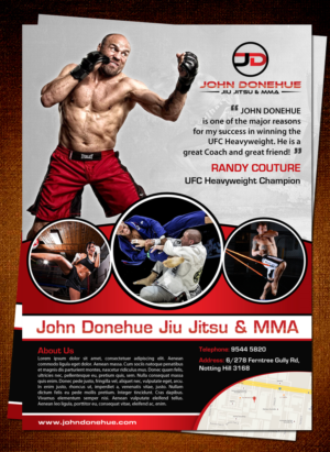 Flyer Design by creative.bugs for John Donehue Jiu Jitsu & MMA | Design #7147888