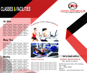Flyer Design by Techway for John Donehue Jiu Jitsu & MMA | Design: #7169116