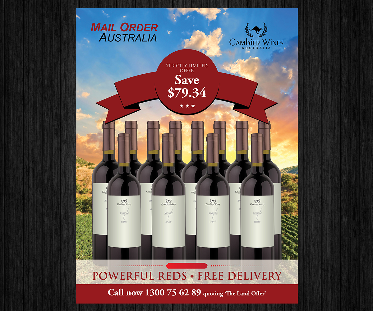 Catalogue Design by Boss Designs for gambier wines australia  | Design #1902502