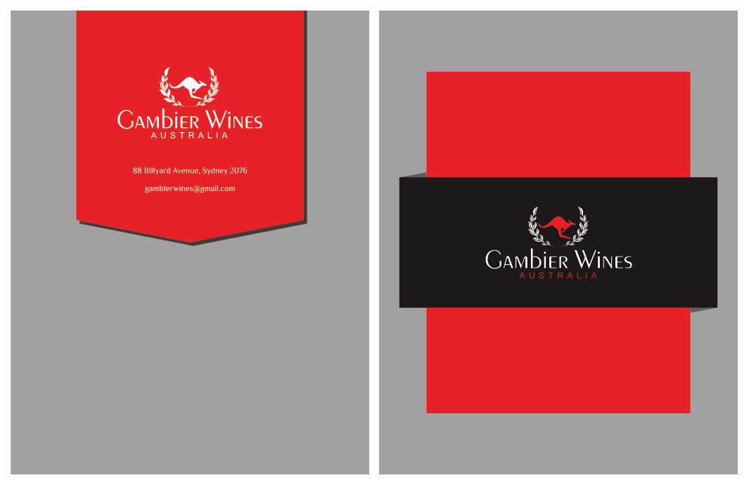 Diseño de Catálogo por barinix para gambier wines australia  | Diseño #1863251